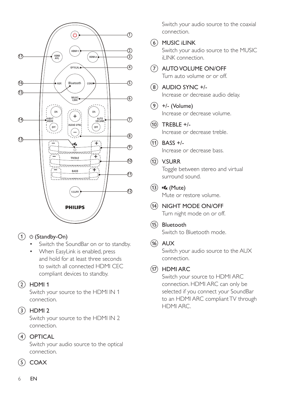 Philips HTL5120-F7 User Manual | Page 8 / 21