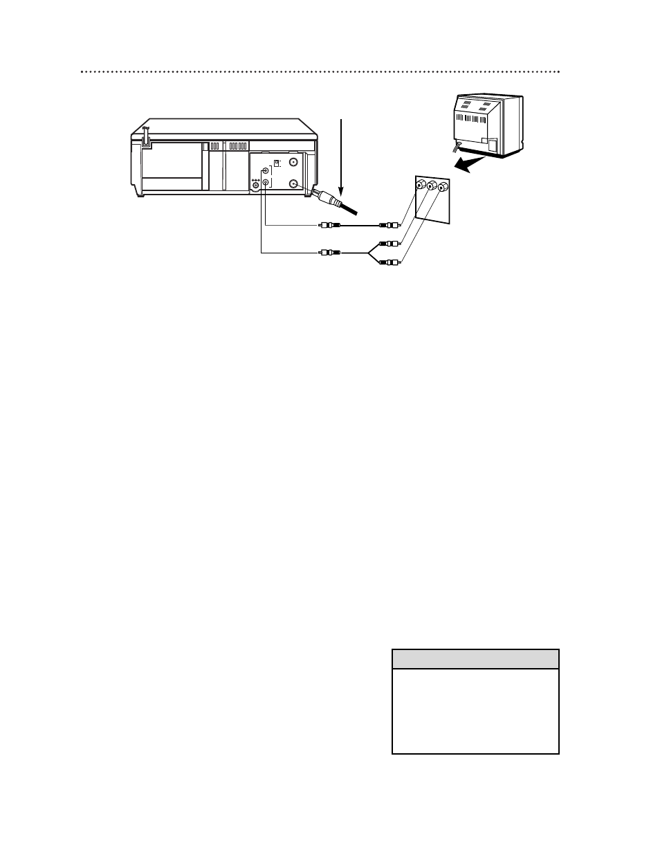 10 hookups with a stereo tv | Philips VPA115AT99 User Manual | Page 10 / 24