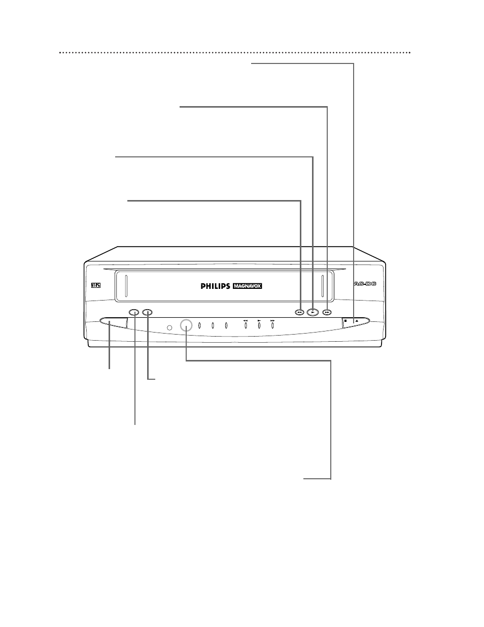 14 front panel | Philips VPA115AT99 User Manual | Page 14 / 24