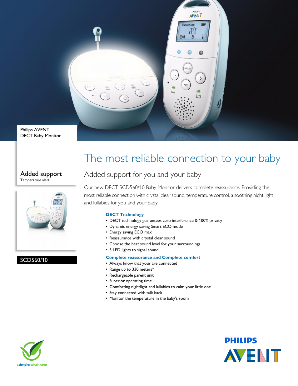 Philips SCD560-10 User Manual | 3 pages