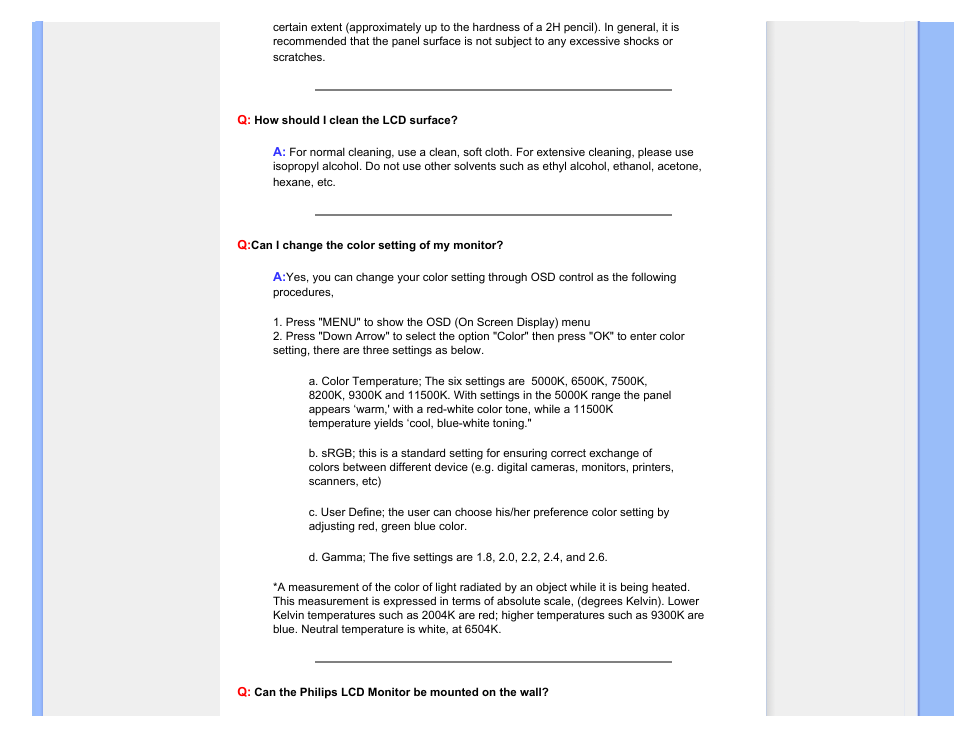 Philips 220BW9CB-27 User Manual | Page 6 / 122