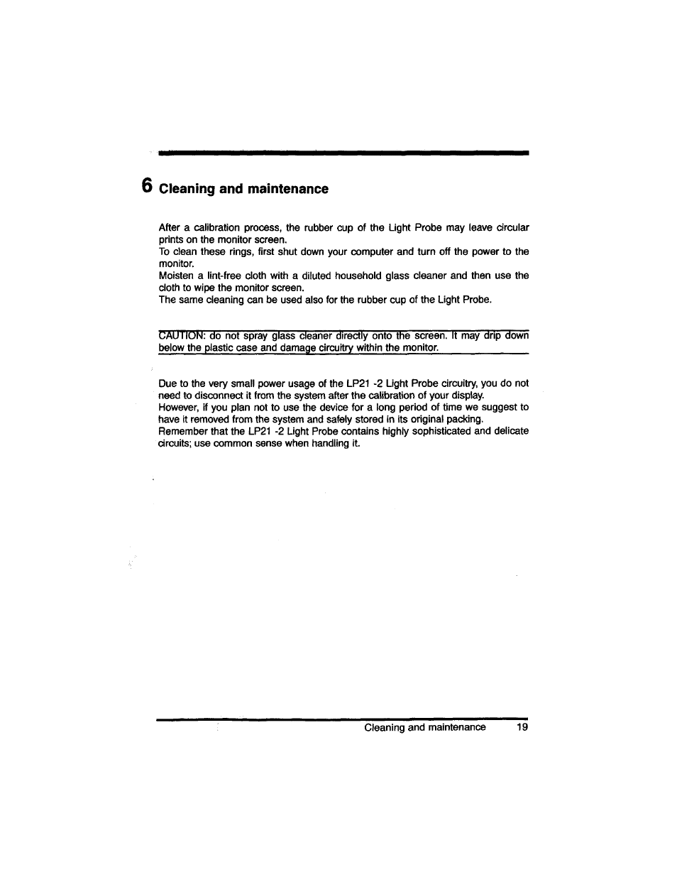 6 cleaning and maintenance | Philips LP2PB201CS User Manual | Page 26 / 34