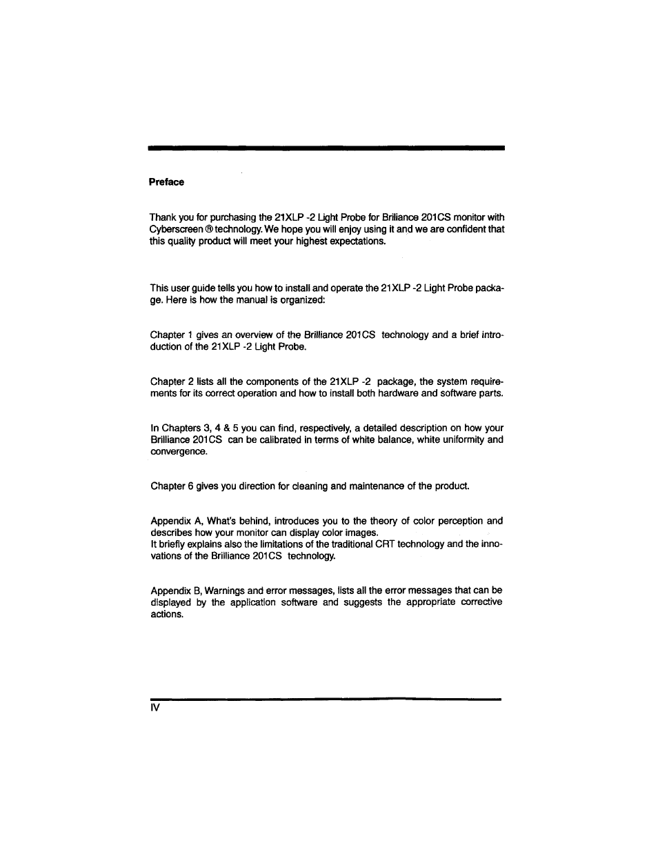 Preface | Philips LP2PB201CS User Manual | Page 5 / 34