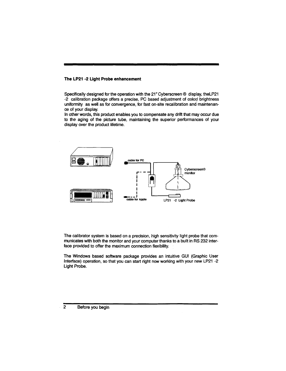 The lp21 -2 light probe enhancement | Philips LP2PB201CS User Manual | Page 9 / 34