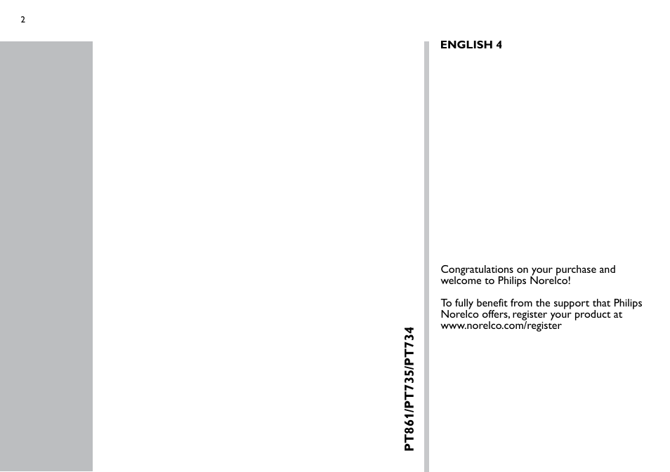 Philips PT734-41 User Manual | Page 2 / 14