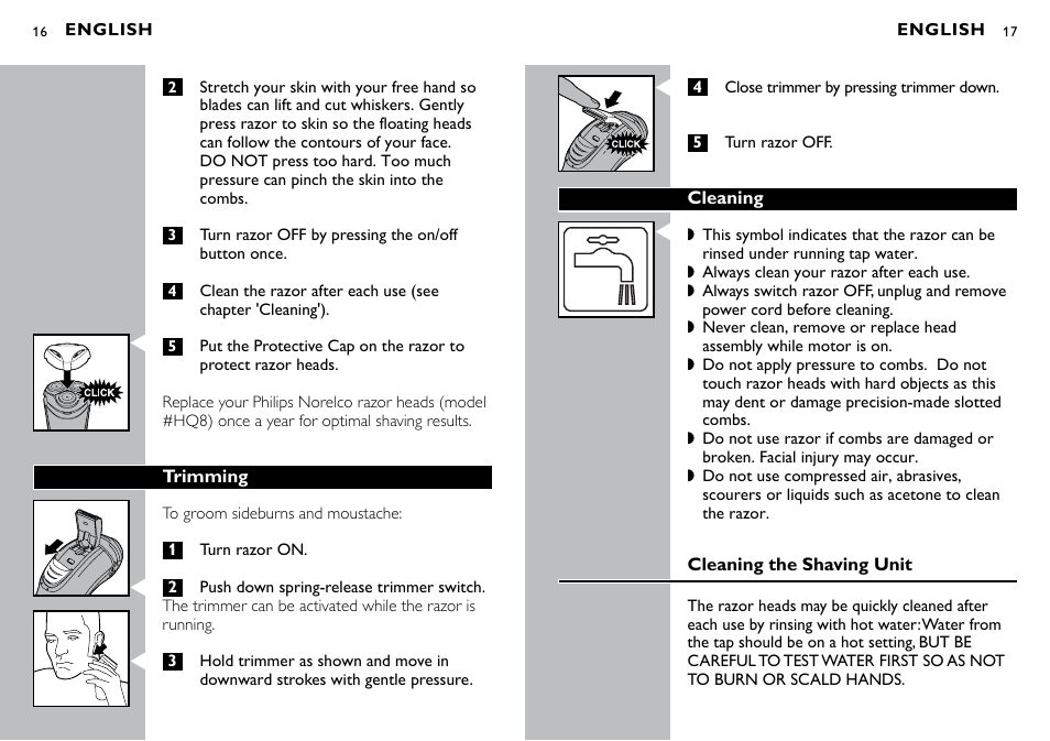 Philips PT734-41 User Manual | Page 9 / 14