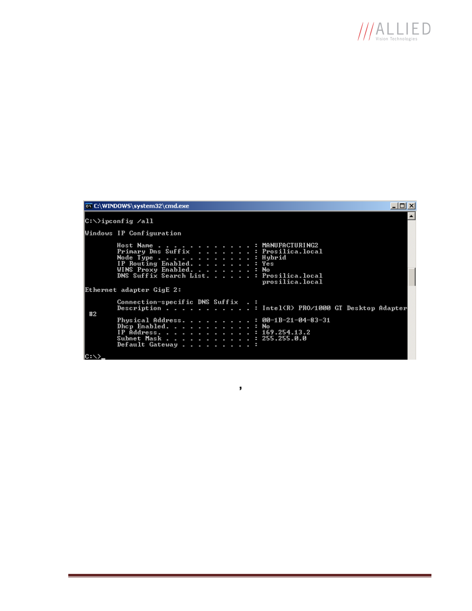Allied International GX1050C User Manual | Page 24 / 34