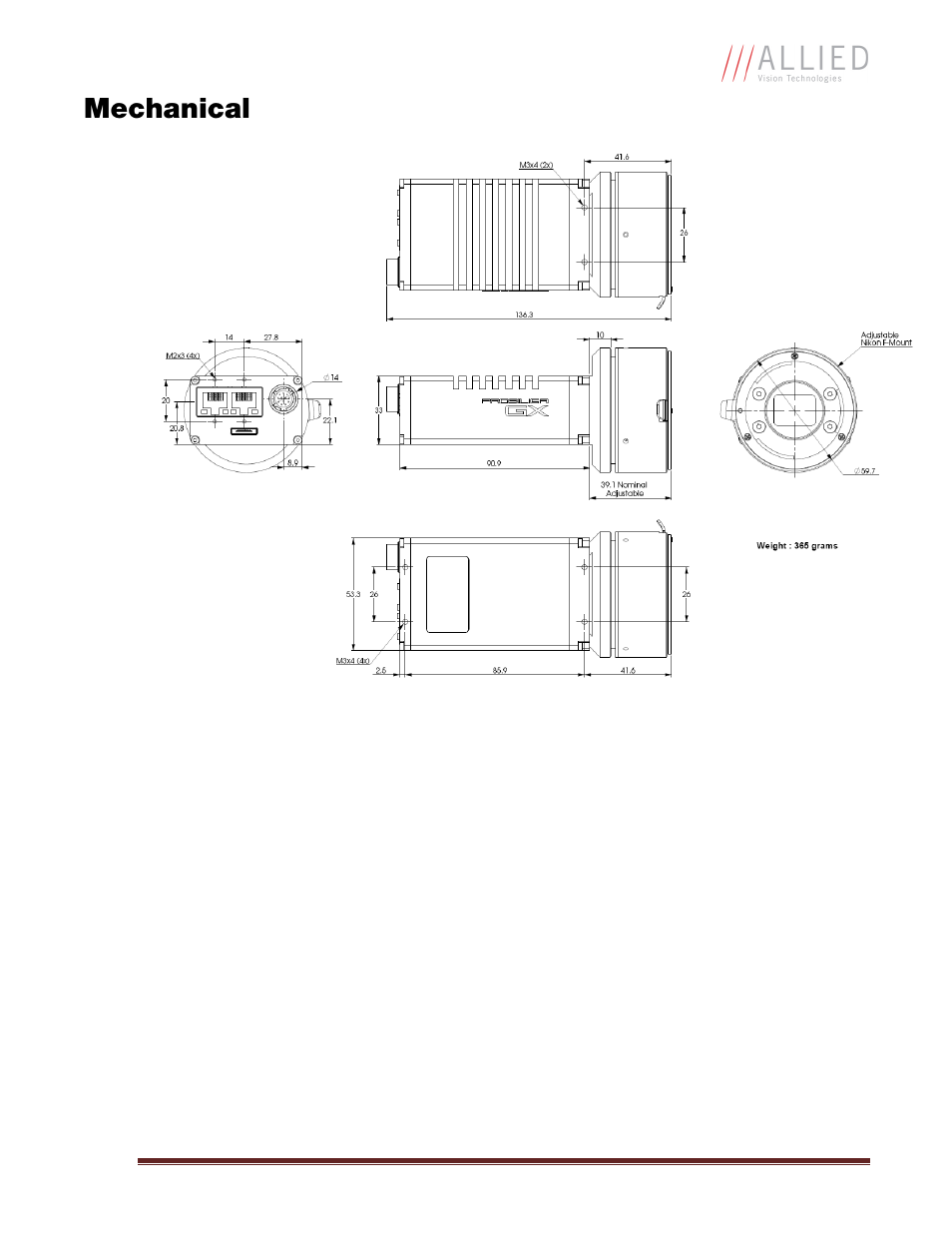Mechanical | Allied International GX3300 User Manual | Page 9 / 35