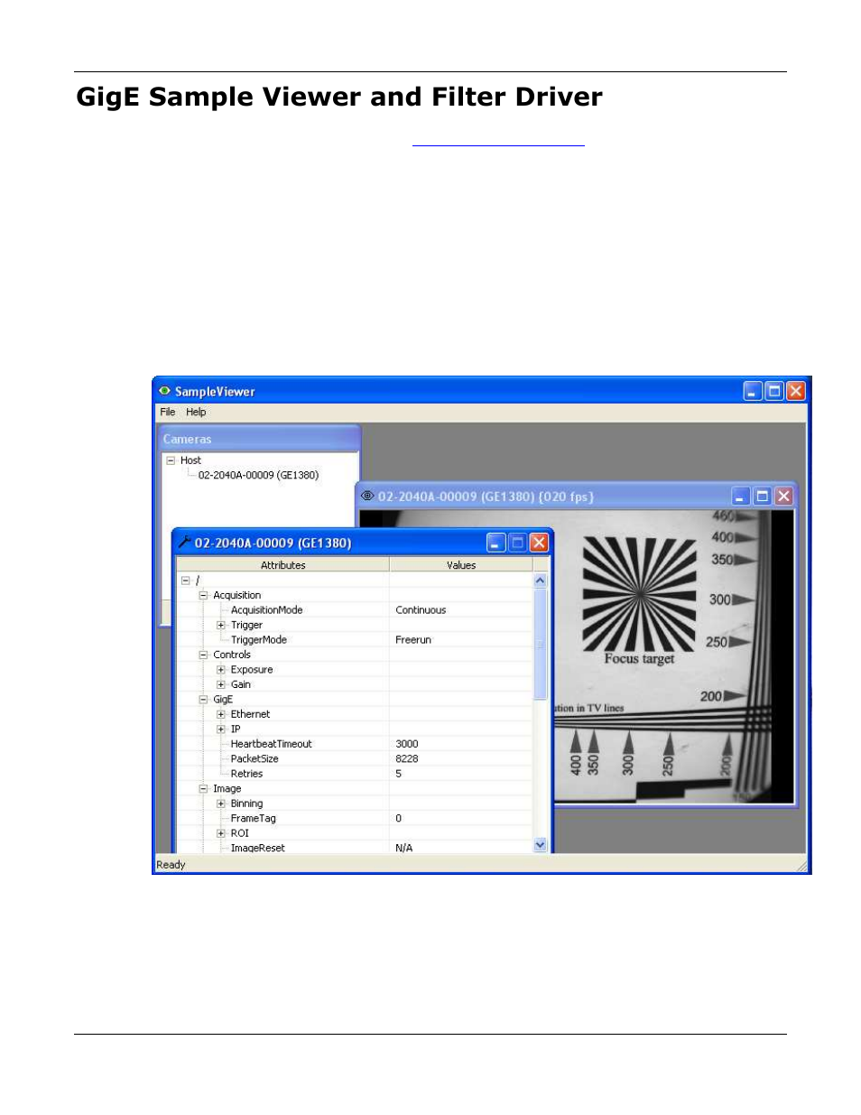 Gige sample viewer and filter driver | Allied International GX1660C User Manual | Page 19 / 41