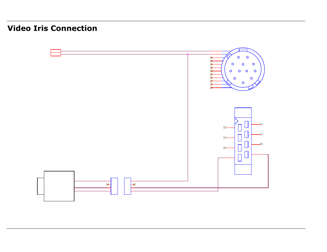 Video iris connection, Gx1660 user manual, Allied vision technologies (canada) inc. 25 | Allied International GX1660C User Manual | Page 27 / 41