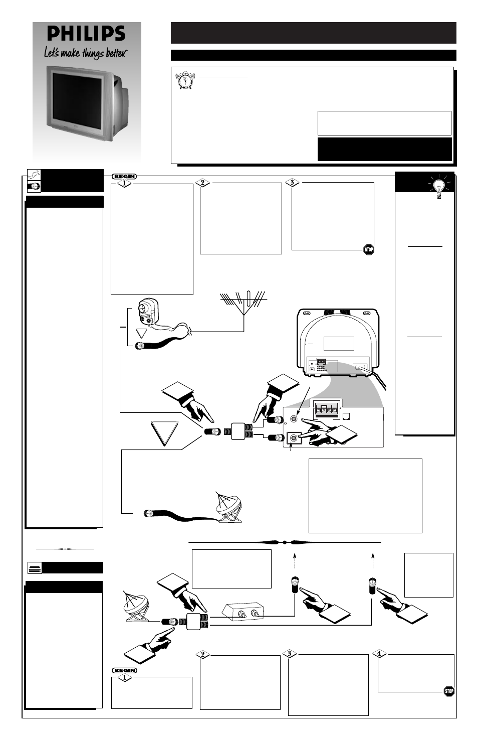 Philips 27 in REAL FLAT COLOR TV ESTIMATE S User Manual | 4 pages