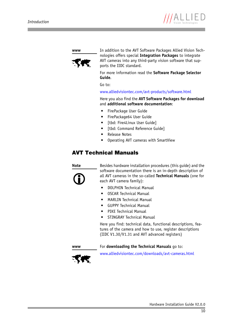 Avt technical manuals | Allied International Home Security System User Manual | Page 10 / 63