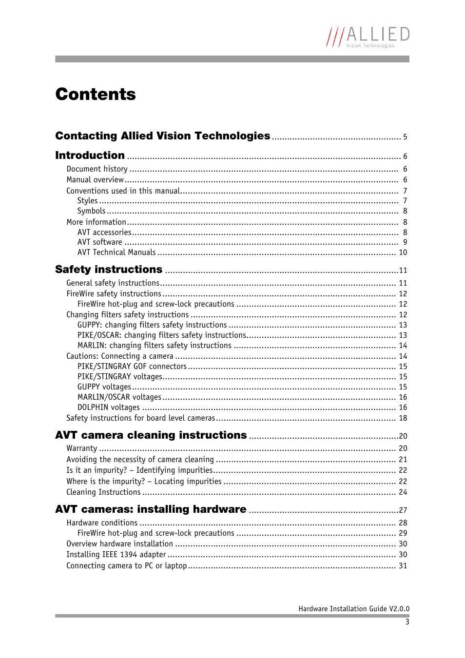 Allied International Home Security System User Manual | Page 3 / 63