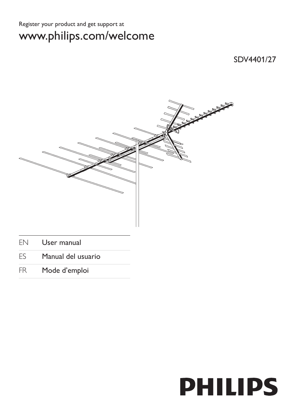 Philips SDV4401-27 User Manual | 12 pages