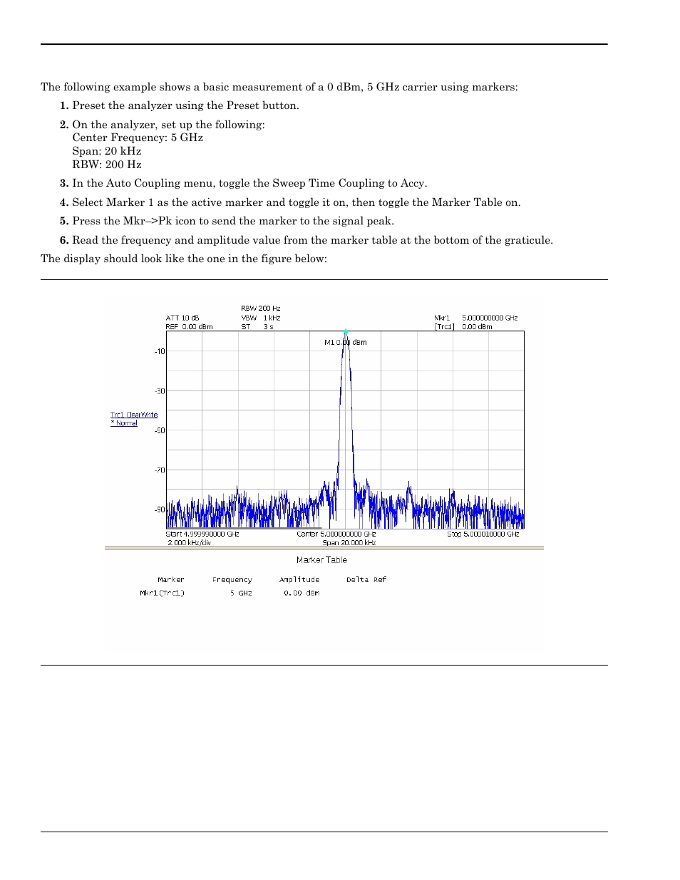 Measuring a cw carrier, Measuring a cw carrier -20 | Anritsu Series MS278XB User Manual | Page 176 / 276