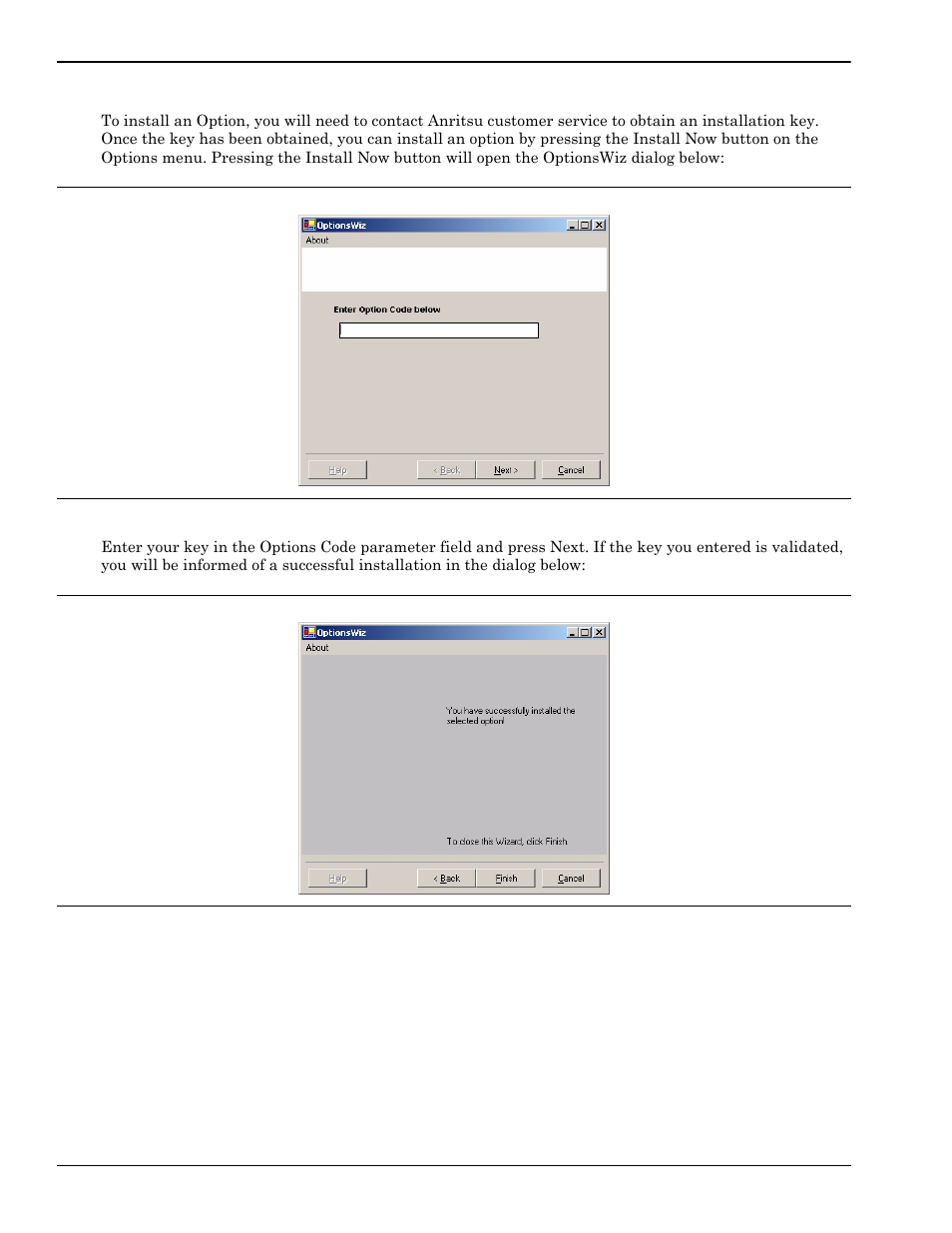 Installing options -10 | Anritsu Series MS278XB User Manual | Page 34 / 276