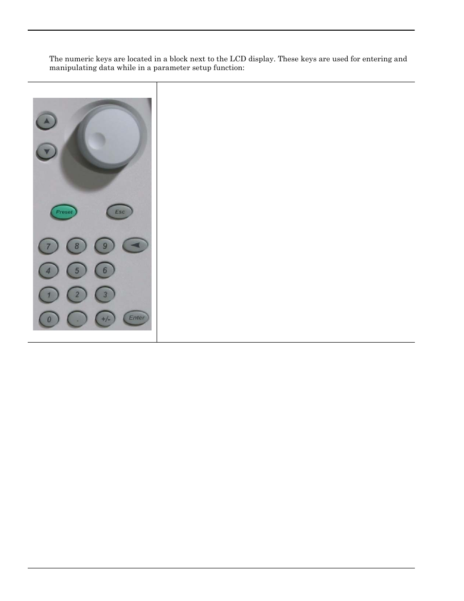 Numeric and cursor keys -8 | Anritsu Series MS278XB User Manual | Page 60 / 276