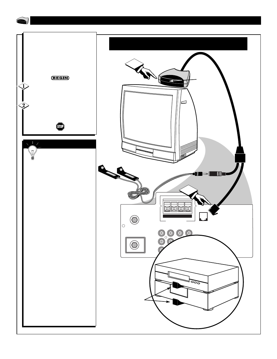 Ir b, Ooking up the, Laster | Philips MLINK User Manual | Page 4 / 28