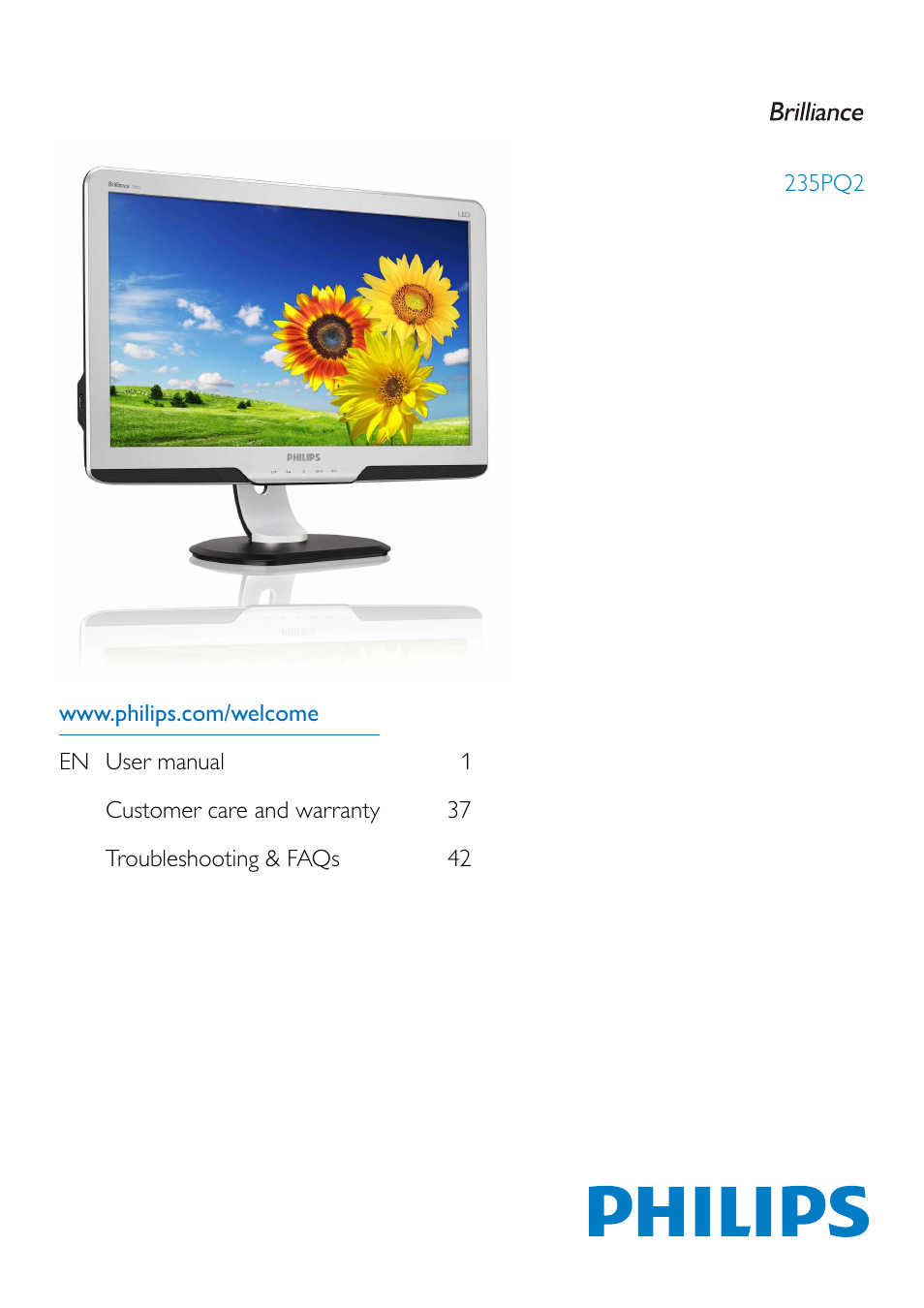 Philips 235PQ2EB-27 User Manual | 51 pages