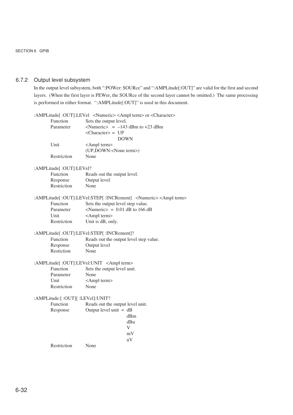 2 output level subsystem | Anritsu MG3641A User Manual | Page 138 / 212