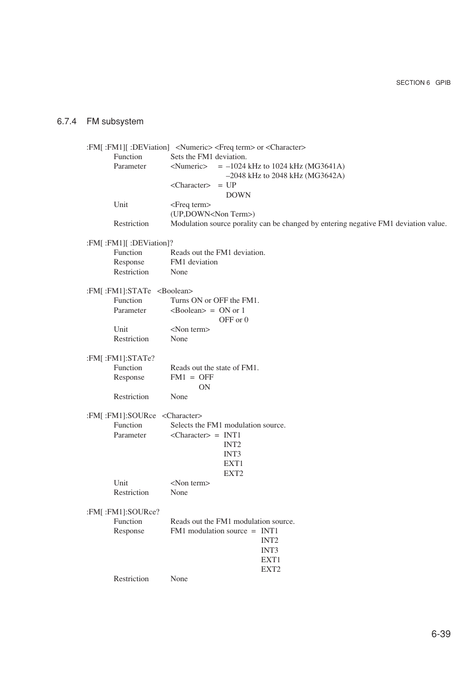 4 fm subsystem | Anritsu MG3641A User Manual | Page 145 / 212