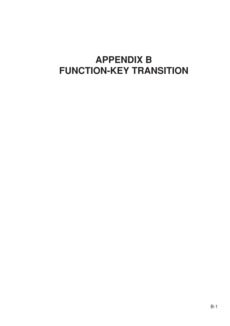 Appendix b function-key transition | Anritsu MG3641A User Manual | Page 191 / 212