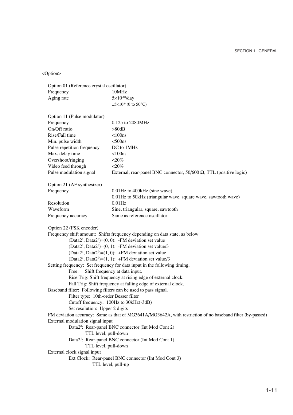 Anritsu MG3641A User Manual | Page 29 / 212