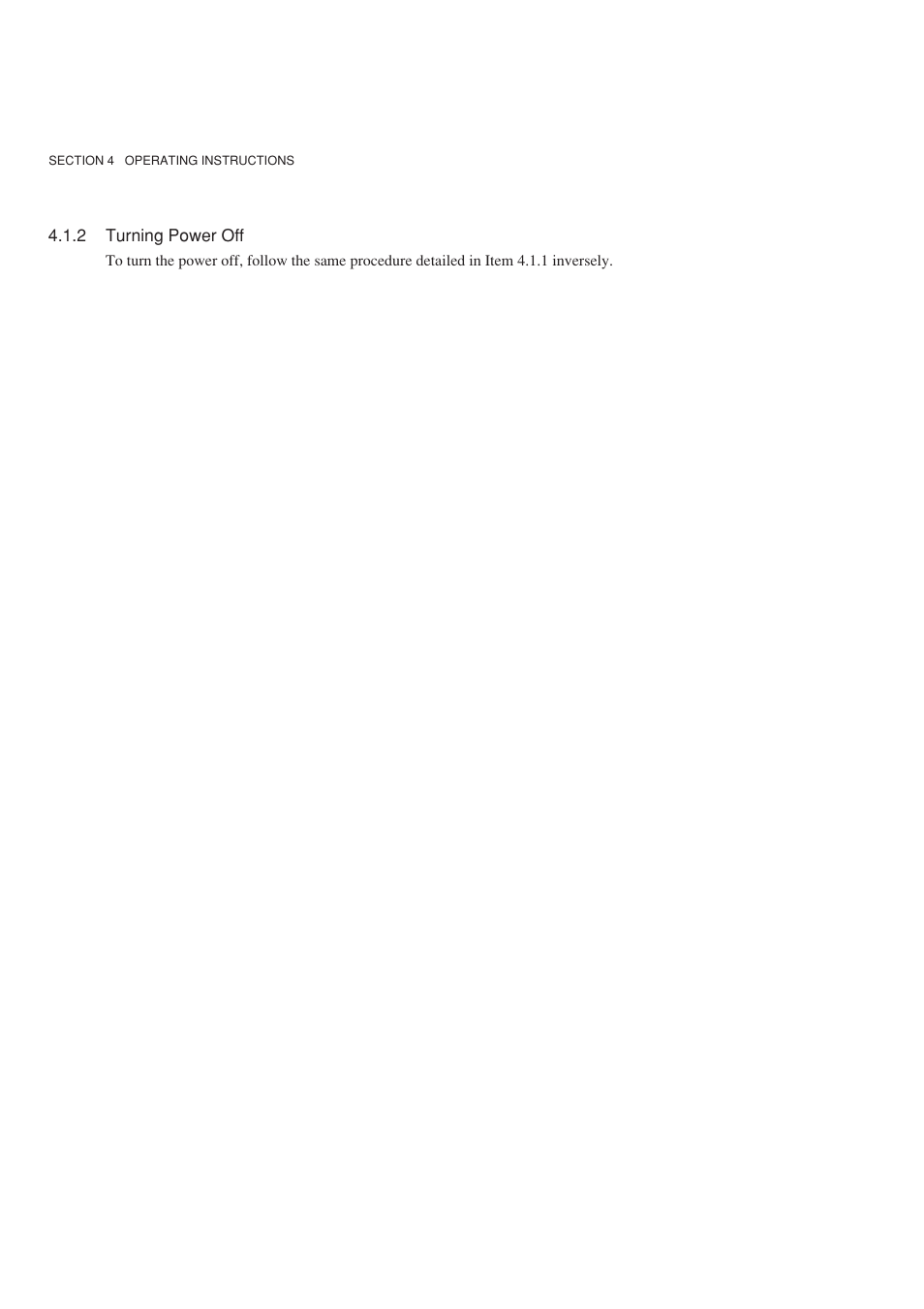 2 turning power off | Anritsu MG3641A User Manual | Page 44 / 212