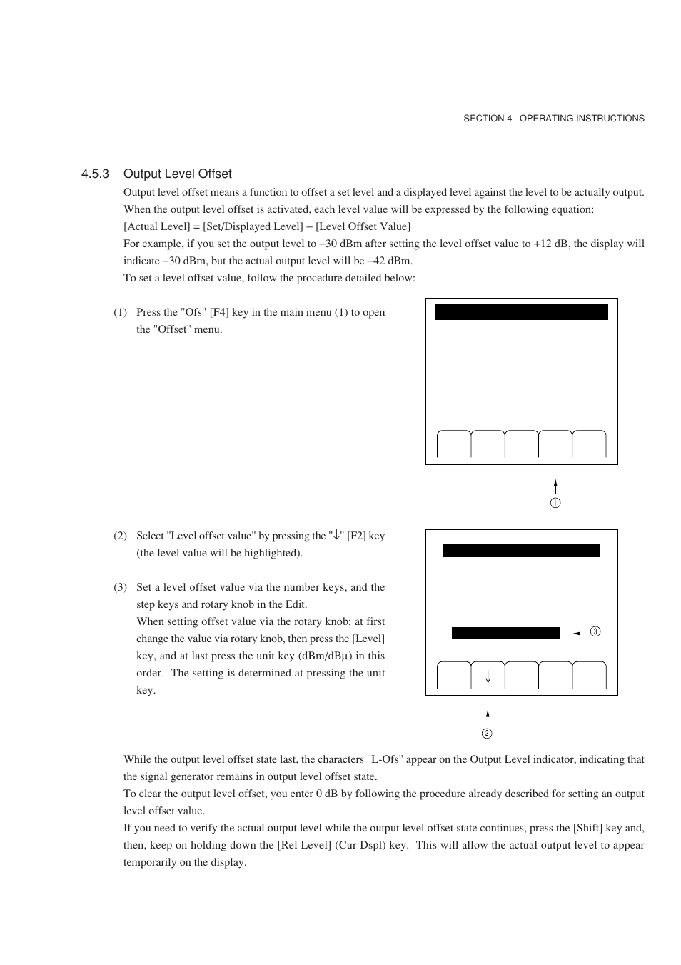 3 output level offset | Anritsu MG3641A User Manual | Page 53 / 212