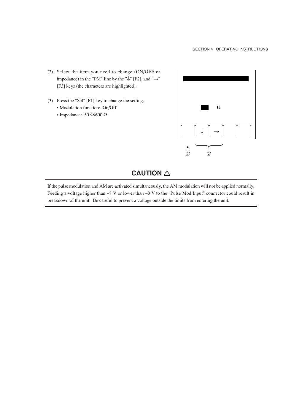 Caution | Anritsu MG3641A User Manual | Page 63 / 212