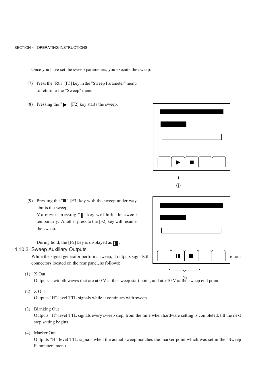 3 sweep auxiliary outputs | Anritsu MG3641A User Manual | Page 78 / 212