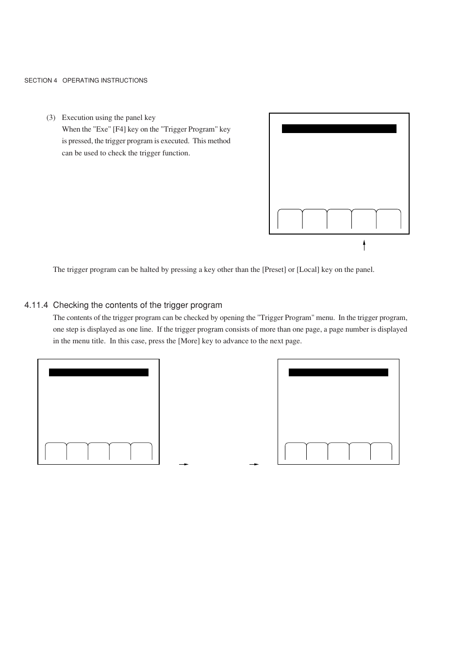 4 checking the contents of the trigger program | Anritsu MG3641A User Manual | Page 84 / 212