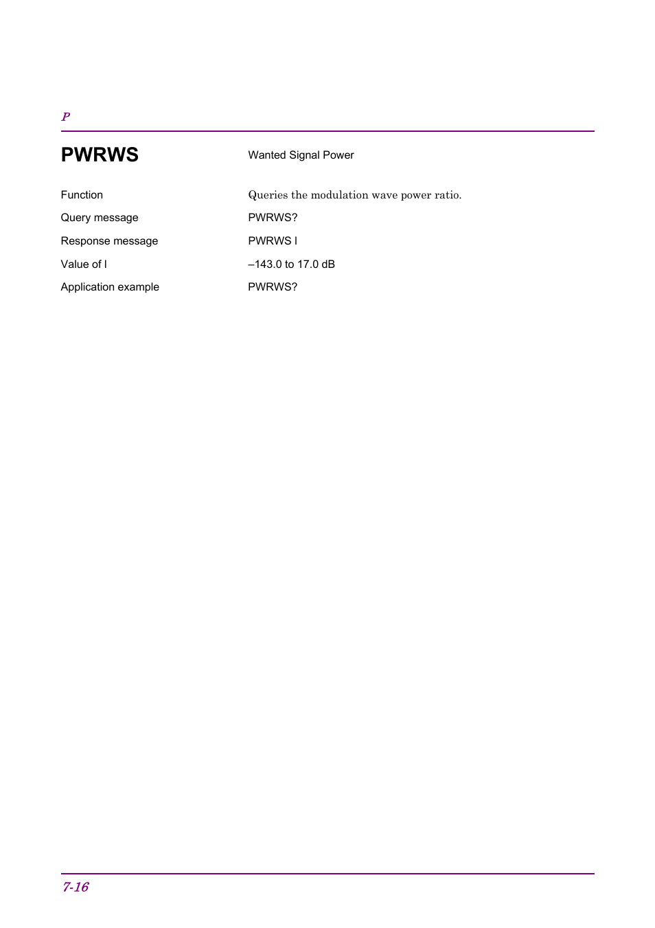 Pwrws | Anritsu AWGN MU368060A User Manual | Page 60 / 82