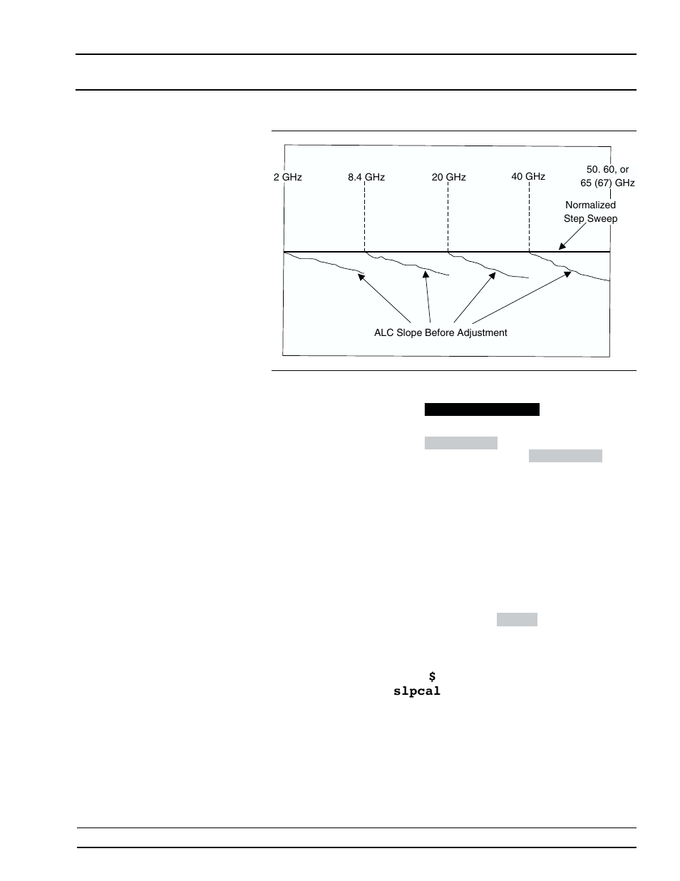 Alc slope calibration calibration | Anritsu 682XXB User Manual | Page 139 / 514