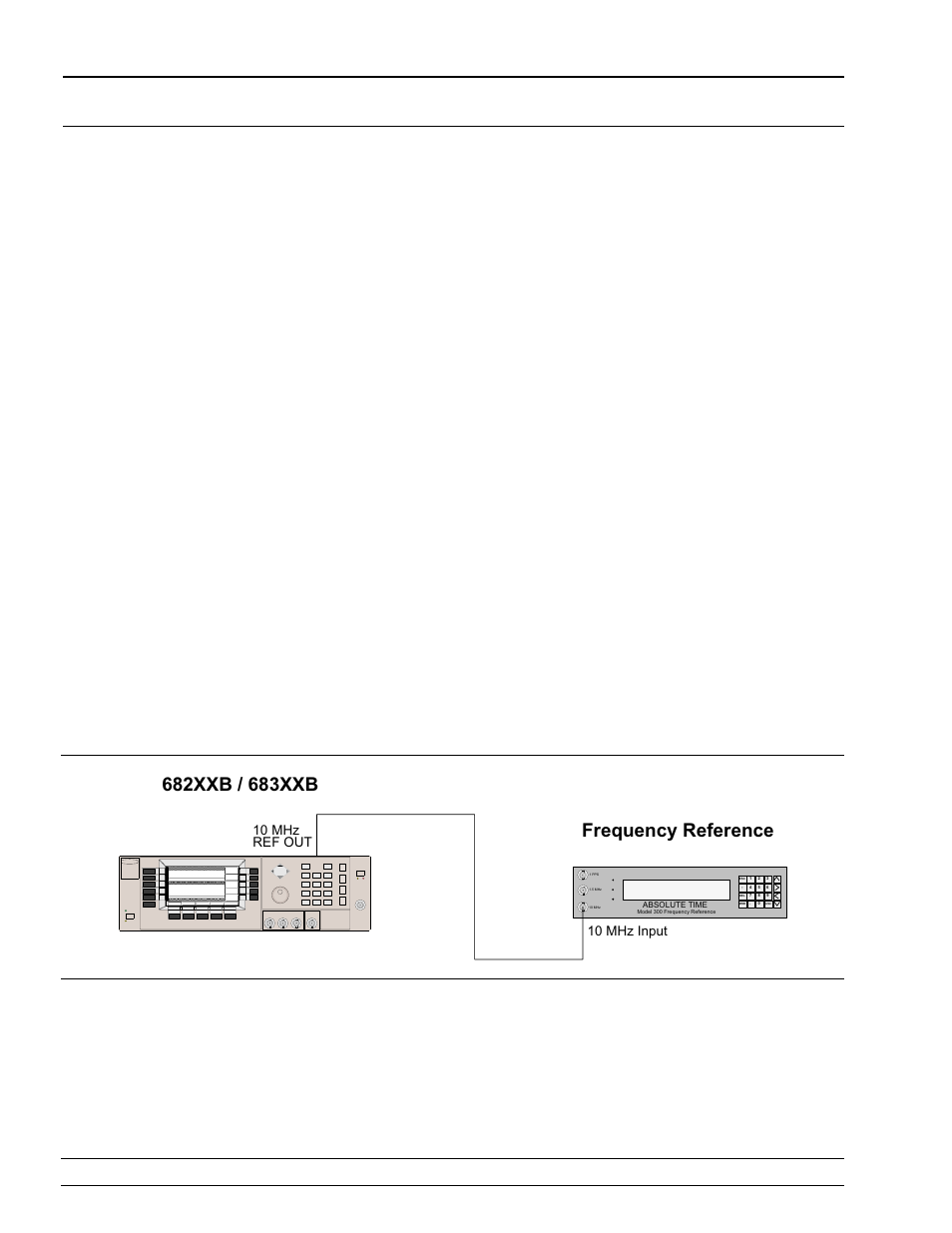 6 internal time base aging rate test 3-8, Test setup 3-8, Internal time base aging rate test, 3-8 | Internal time base aging rate test -8, Test setup -8, Parts per day (<5x10 | Anritsu 682XXB User Manual | Page 68 / 514