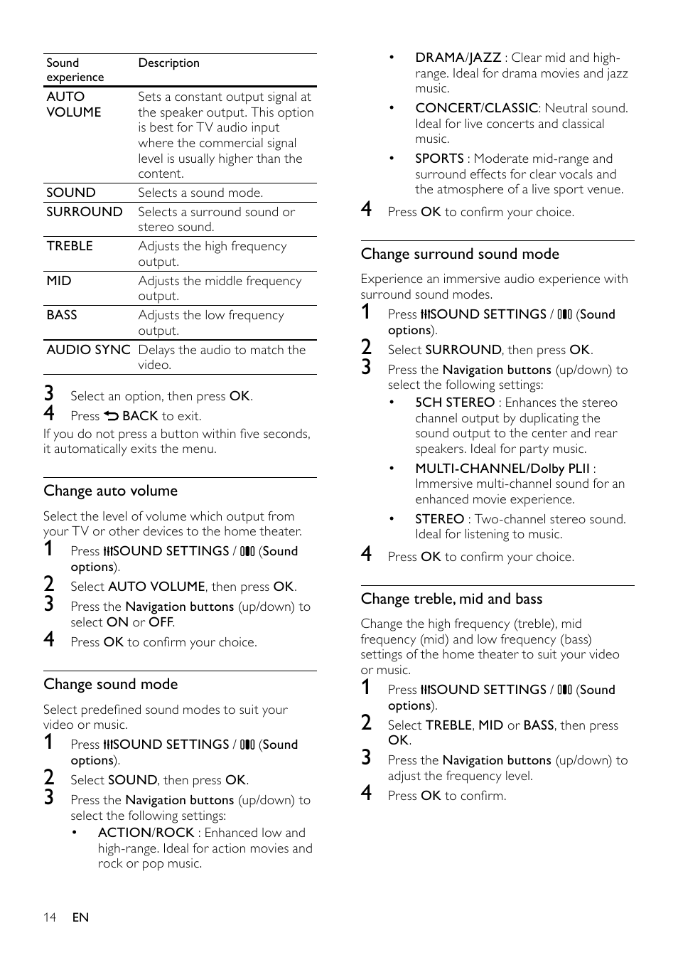 Connect to a computer network and the internet, Option 2: connect audio through coaxial cable | Philips HTS5580W-F7 User Manual | Page 16 / 34