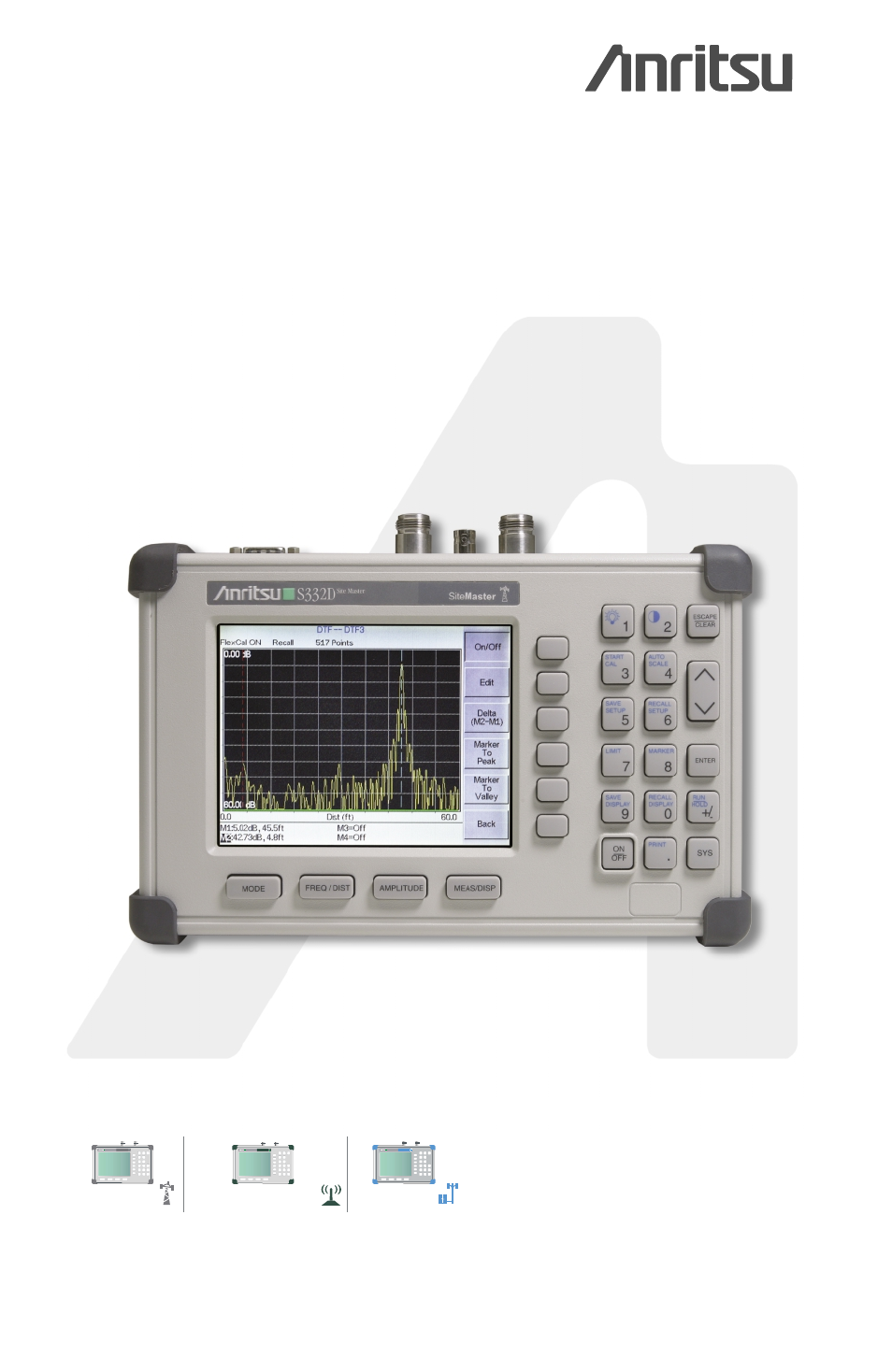 Anritsu Site Master S331D User Manual | 132 pages