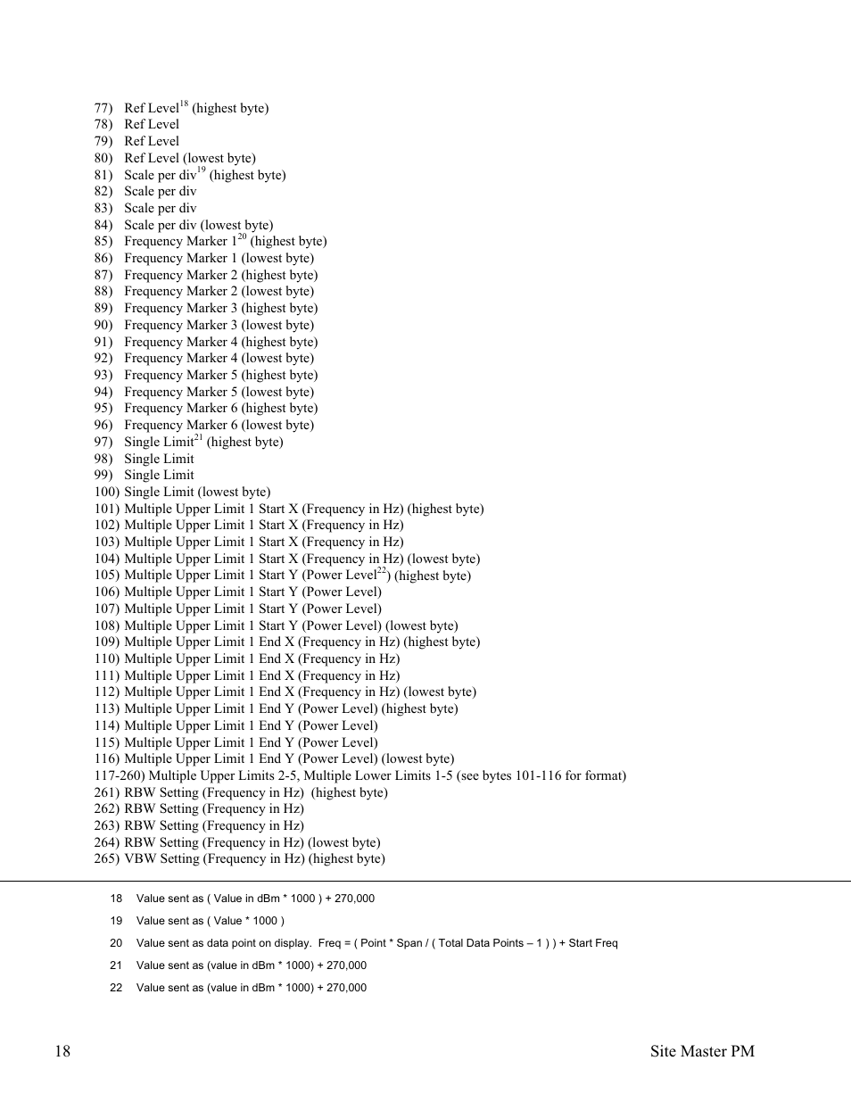 18 site master pm | Anritsu Site Master S331D User Manual | Page 24 / 132