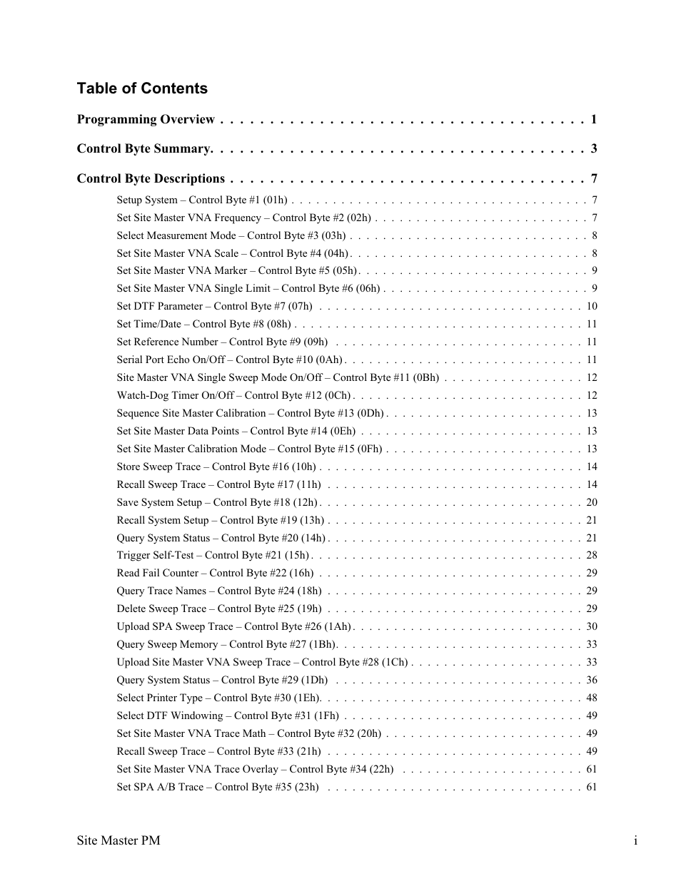 Anritsu Site Master S331D User Manual | Page 3 / 132