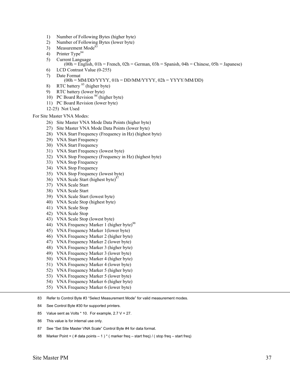 Site master pm 37 | Anritsu Site Master S331D User Manual | Page 43 / 132