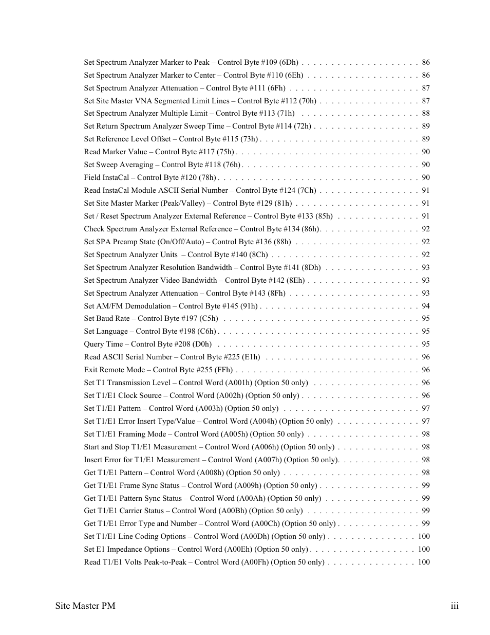 Anritsu Site Master S331D User Manual | Page 5 / 132