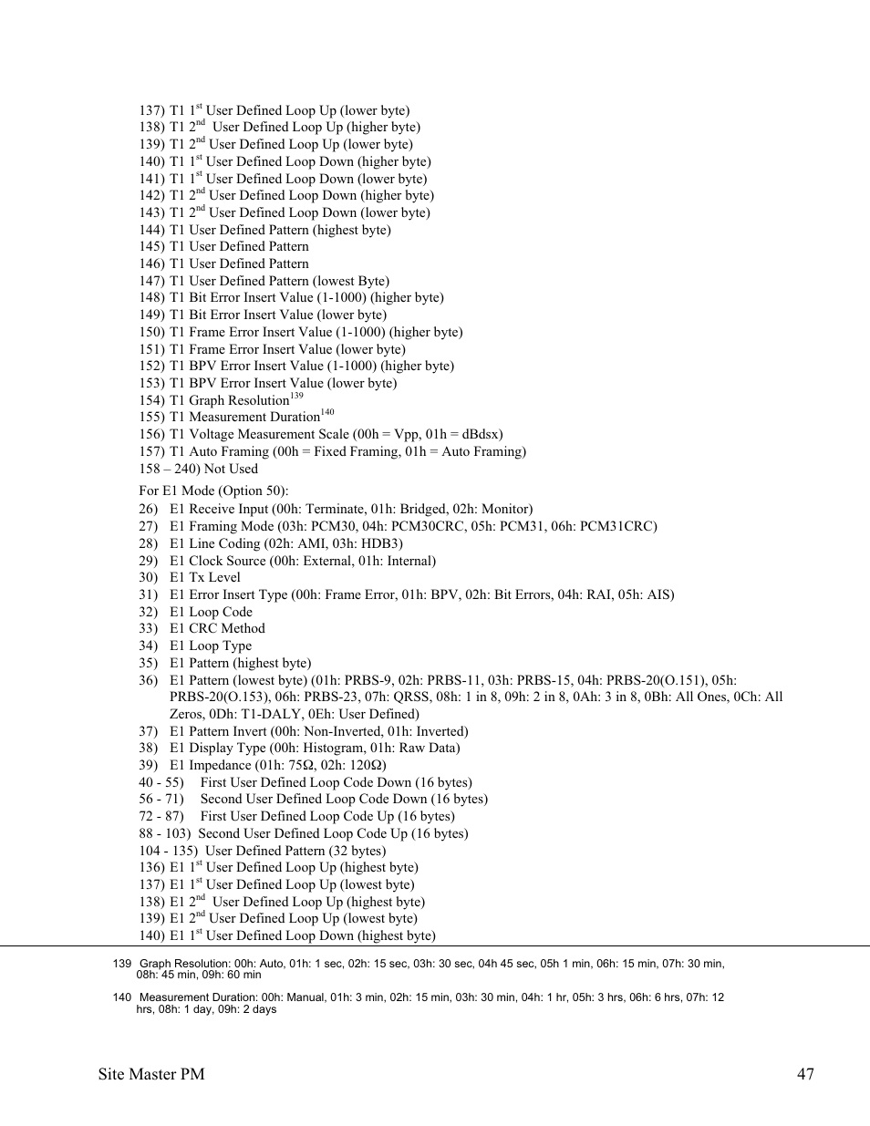 Site master pm 47 | Anritsu Site Master S331D User Manual | Page 53 / 132