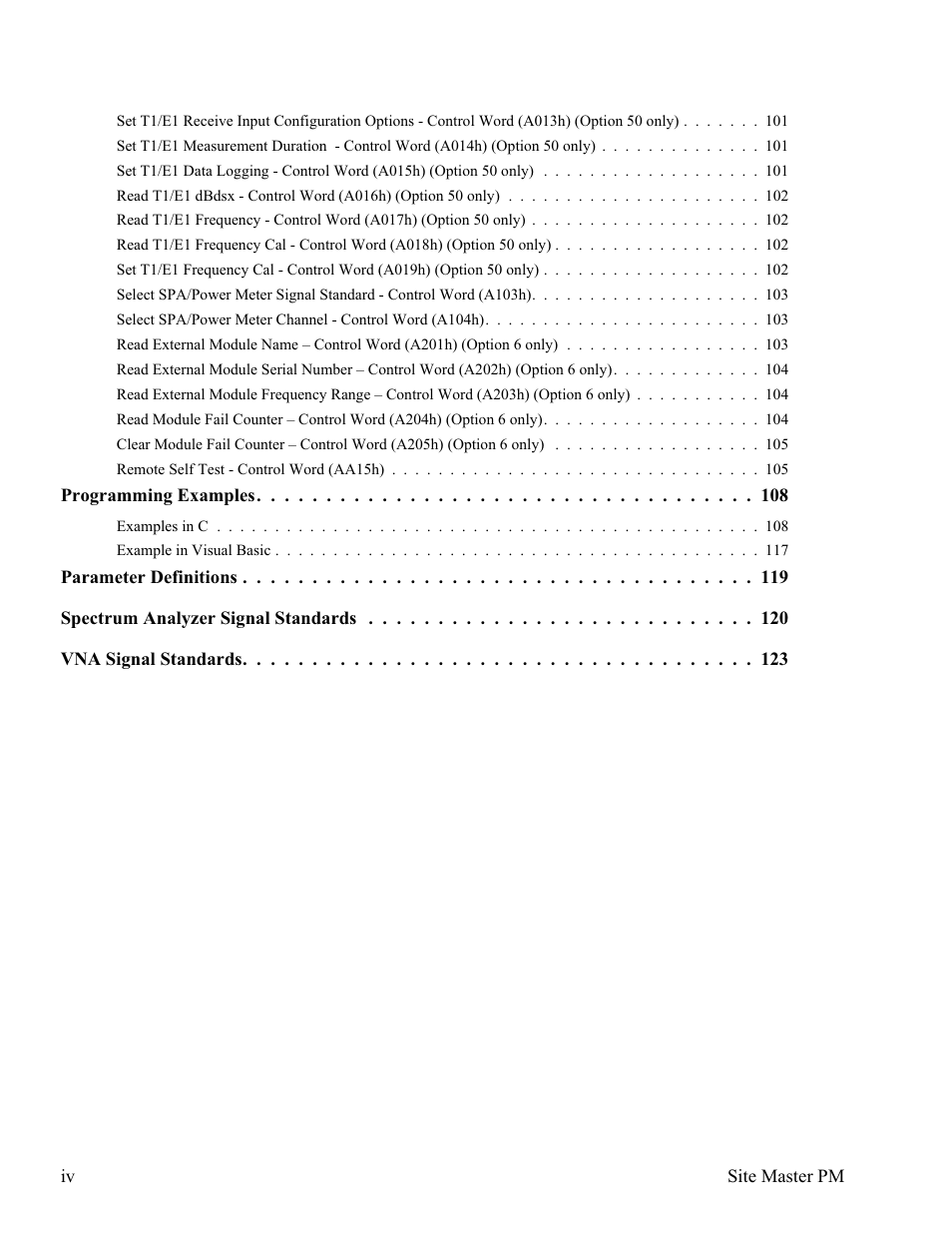 Anritsu Site Master S331D User Manual | Page 6 / 132
