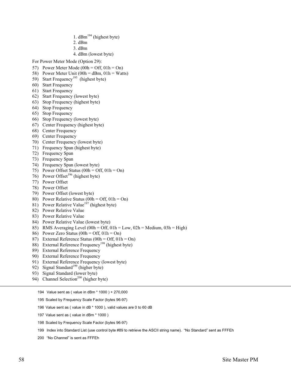 58 site master pm | Anritsu Site Master S331D User Manual | Page 64 / 132