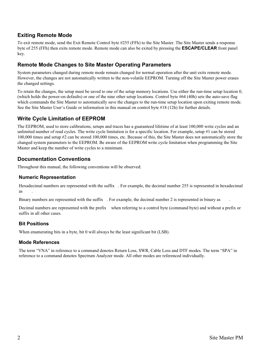 Anritsu Site Master S331D User Manual | Page 8 / 132