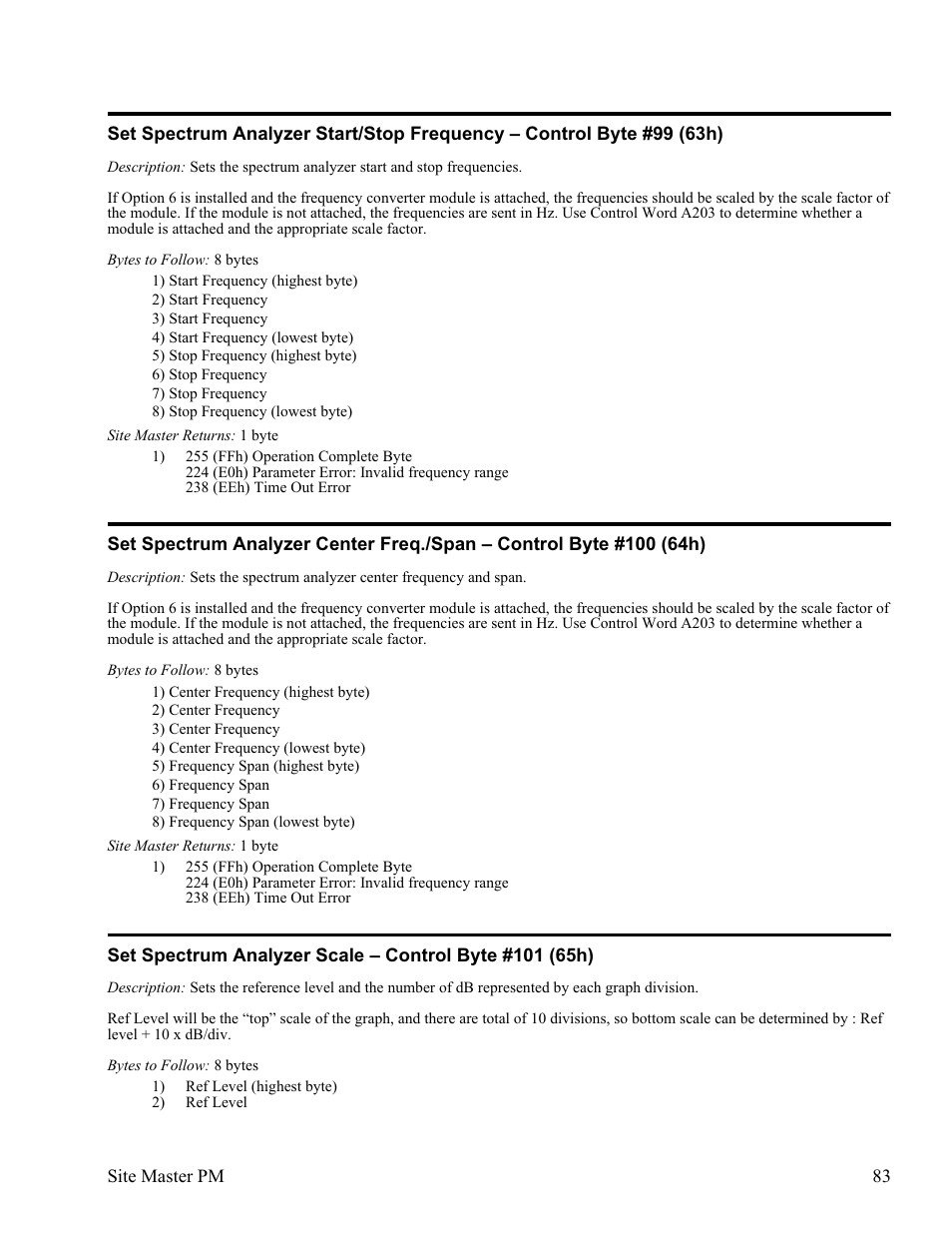 Anritsu Site Master S331D User Manual | Page 89 / 132