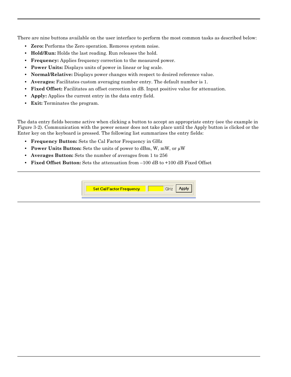 3 buttons, 4 data entry fields, Buttons -2 | Data entry fields -2, Buttons, Data entry fields | Anritsu 0701012 User Manual | Page 20 / 70
