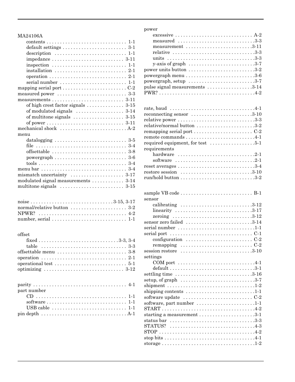 Anritsu 0701012 User Manual | Page 68 / 70