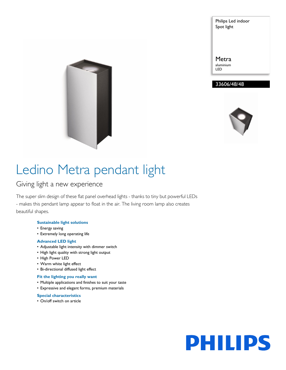 Philips 336064848 User Manual | 3 pages