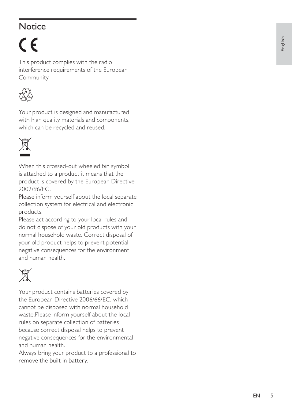 Philips CAM101BL-00 User Manual | Page 4 / 15